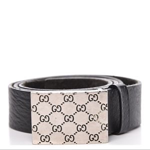 GUCCI Vintage Belt Monogram Buckle
